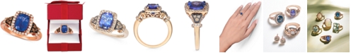 Le Vian Blueberry Tanzanite&reg; (2 ct. t.w.), Nude Diamonds™ (1/3 ct. t.w.) & Chocolate Diamonds&reg; (1/8 ct. t.w.) Ring Set in 14k Rose Gold